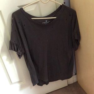American Eagle Distressed Shirt